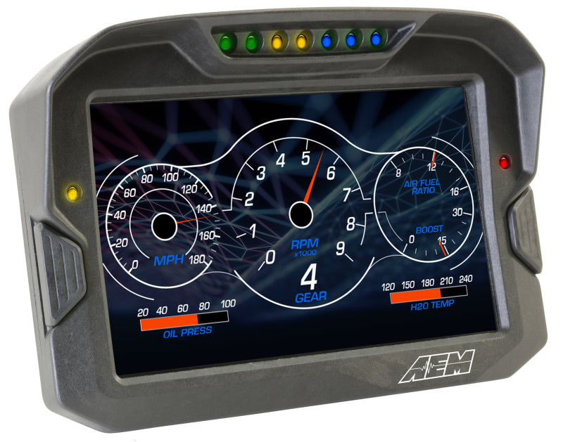 AEM CD-7 Non Logging Race Dash Carbon Fiber Digital Display (CAN Input Only) - Boost Factory