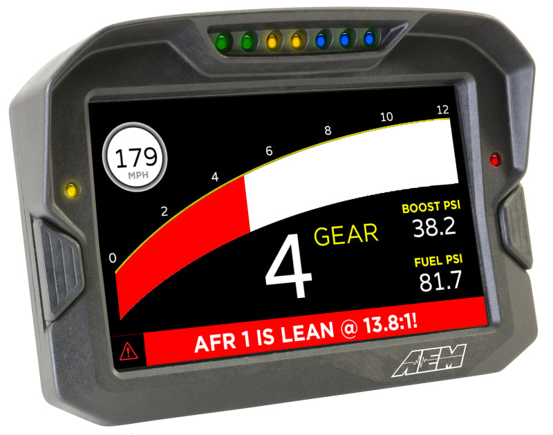AEM CD-7 Non Logging Race Dash Carbon Fiber Digital Display (CAN Input Only) - Boost Factory