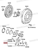 Genuine Toyota R154 Pull Type Clutch Fork 31204-14031