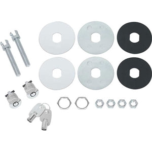 Performance World - 4062 LOCKING CHROME HOOD PIN KIT