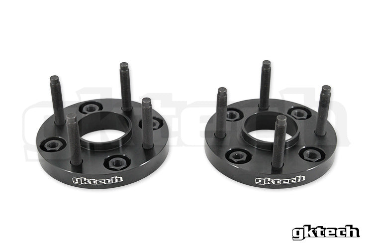 GKTech - 4x114.3 Hub Centric Wheel Spacers - 50mm Standard Studs - 4114-50MMSS