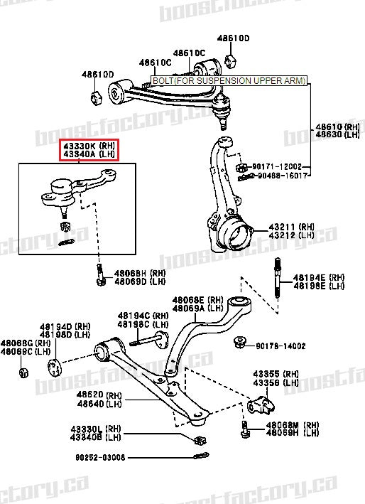 JZS161 FRONT LOWER BALLJOINT - Boost Factory