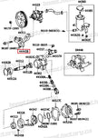Genuine Toyota 1JZ 2JZ Power Steering Pump Bracket 44443-22130