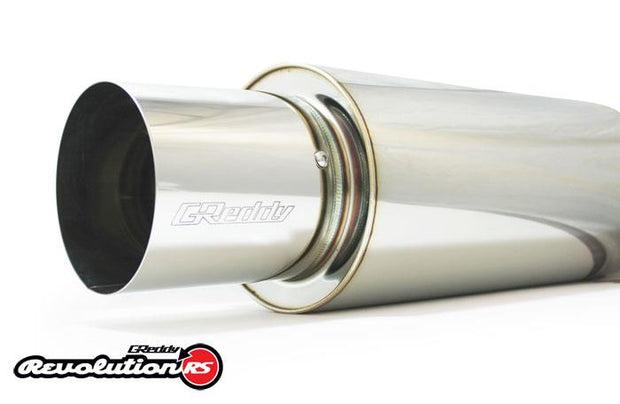 GReddy Universal 3in 3-Bolt Tip Revolution RS Muffler - Boost Factory