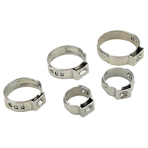 Performance World - 304 Stainless Steel Pinch Clamps  - Packs of 5