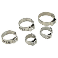 304 Stainless Steel Pinch Clamps  - Packs of 5