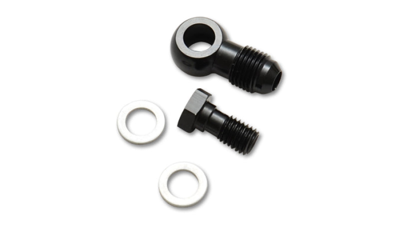 Vibrant -4AN Male Banjo Fitting 12mm x 1.0 Metric Aluminum + 2 Washers - 11514