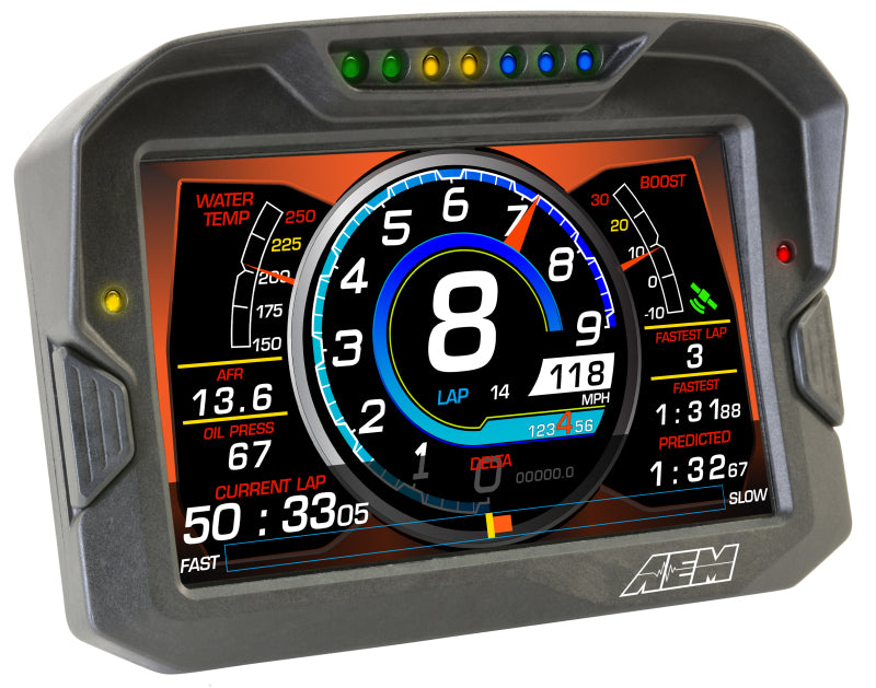 AEM CD-7 Non Logging Race Dash Carbon Fiber Digital Display (CAN Input Only) - Boost Factory