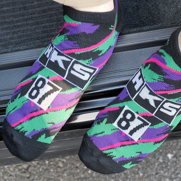 HKS SOCKS SHORT OILCOLOR M/L - 51007-AK677 / 51007-AK678