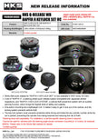 HKS Q-RELEASE WB RAPFIX II KEYLOCK SET OC - 51007-AK721