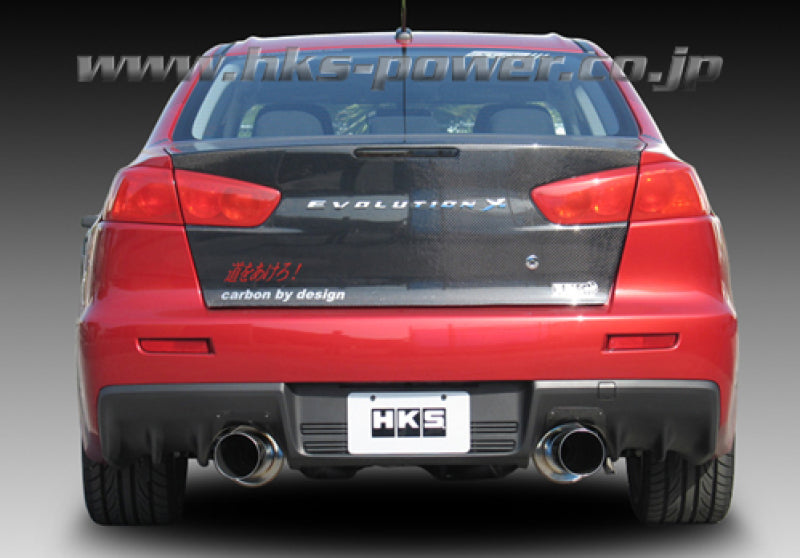HKS Racing Muffler Lancer Evolution X CZ4A - 31008-BM001