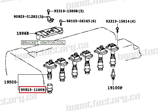 1JZ 2JZ Ignition Coil Boot