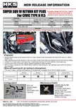 HKS SUPER SQV4 RETURN KIT PLUS FL5 - 71008-AH012V