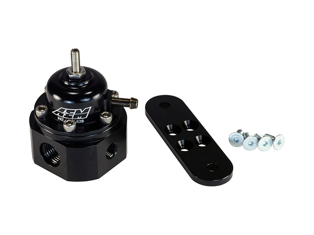 AEM Universal Black Adjustable Fuel Pressure Regulator - Boost Factory