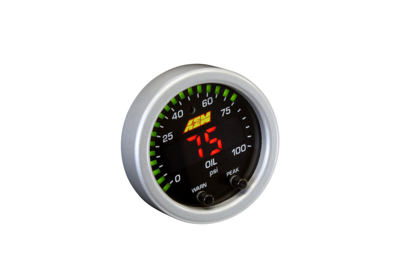 AEM X-Series Pressure 0-100psi Gauge Kit - Boost Factory