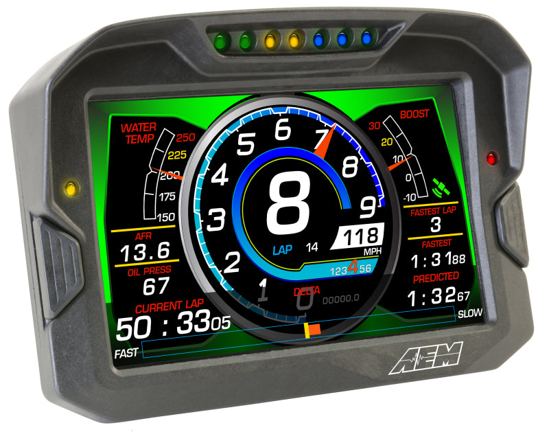 AEM CD-7 Non Logging Race Dash Carbon Fiber Digital Display (CAN Input Only) - Boost Factory