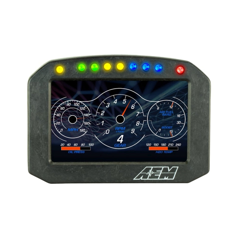 AEM CD-5 Carbon Flush Digital Dash Display - Boost Factory