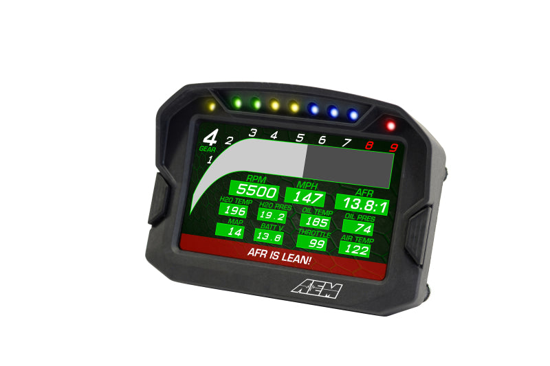 AEM CD-5G Carbon Digital Dash Display w/ Interal 10Hz GPS & Antenna - Boost Factory