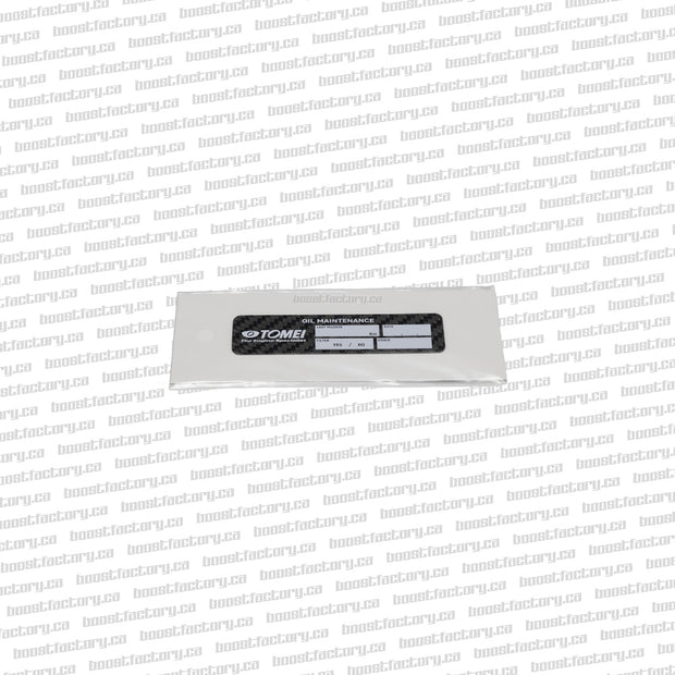 Tomei Powered Oil Maintenance Plate - 765046
