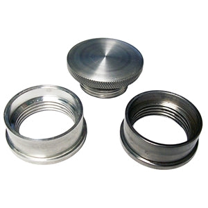 Performance World - 83270 OIL FILLER CAP KIT. INCLUDES WELD-ON STEEL AND ALUMINUM BUNG, AND THREAD-ON CAP