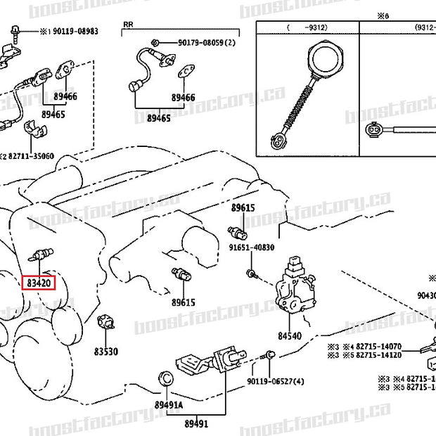 2JZGTE Coolant Temperature Sender 83420-16020