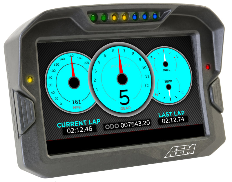 AEM CD-7 Non Logging Race Dash Carbon Fiber Digital Display (CAN Input Only) - Boost Factory