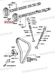 Genuine Toyota 1JZ/2JZ Cam Gear Bolt - 90119-12212