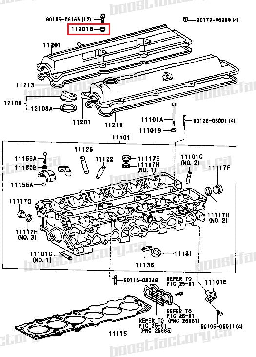 Genuine Toyota 1JZ 2JZ GTE Valve Cover Seal Washer Set of 16 - 90210-07001 - Boost Factory