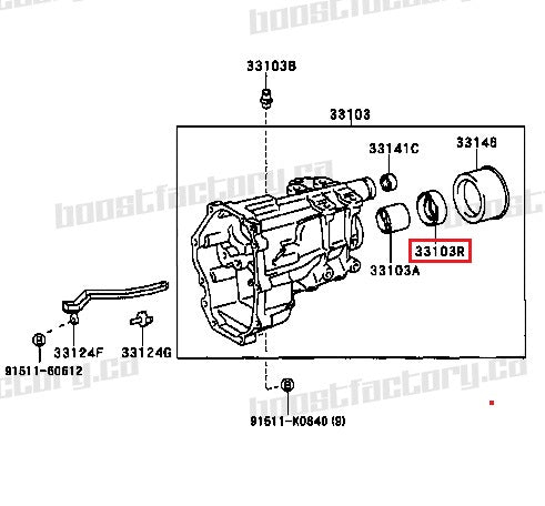 Genuine Toyota Altezza Rear Output Shaft Seal