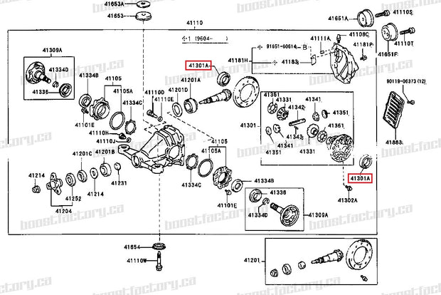 Genuine Toyota MK4 Supra Differential Side Bearing - 90366-50033