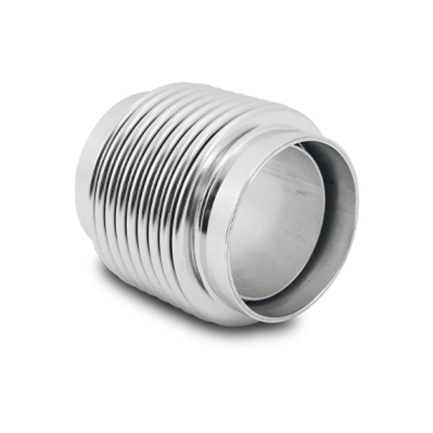 Vibrant SS Bellow Assembly w/ Liner 3.02in Inlet/Outlet ID x 4.00in OAL Electro Polished - 69834