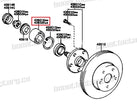Toyota Supra Aristo JZA80 JZS161 JZS147 JZZ30 Wheel Front Wheel Bearing - 90903-63006