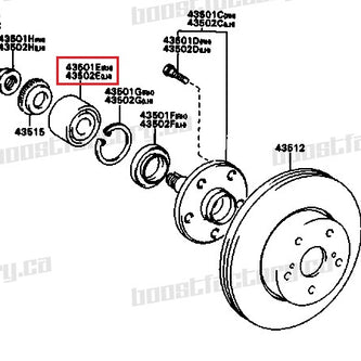 Toyota Supra Aristo JZA80 JZS161 JZS147 JZZ30 Wheel Front Wheel Bearing - 90903-63006 - Boost Factory