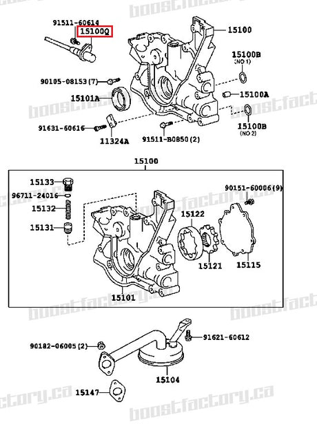 Genuine Toyota 1JZ/2JZ GTE Engine Crank Sensor - 90919-05037
