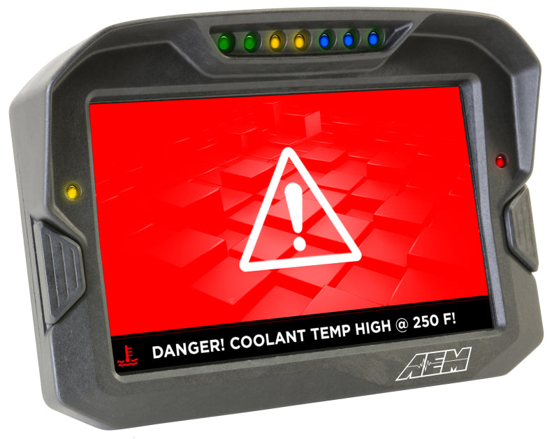 AEM CD-7 Non Logging Race Dash Carbon Fiber Digital Display (CAN Input Only) - Boost Factory