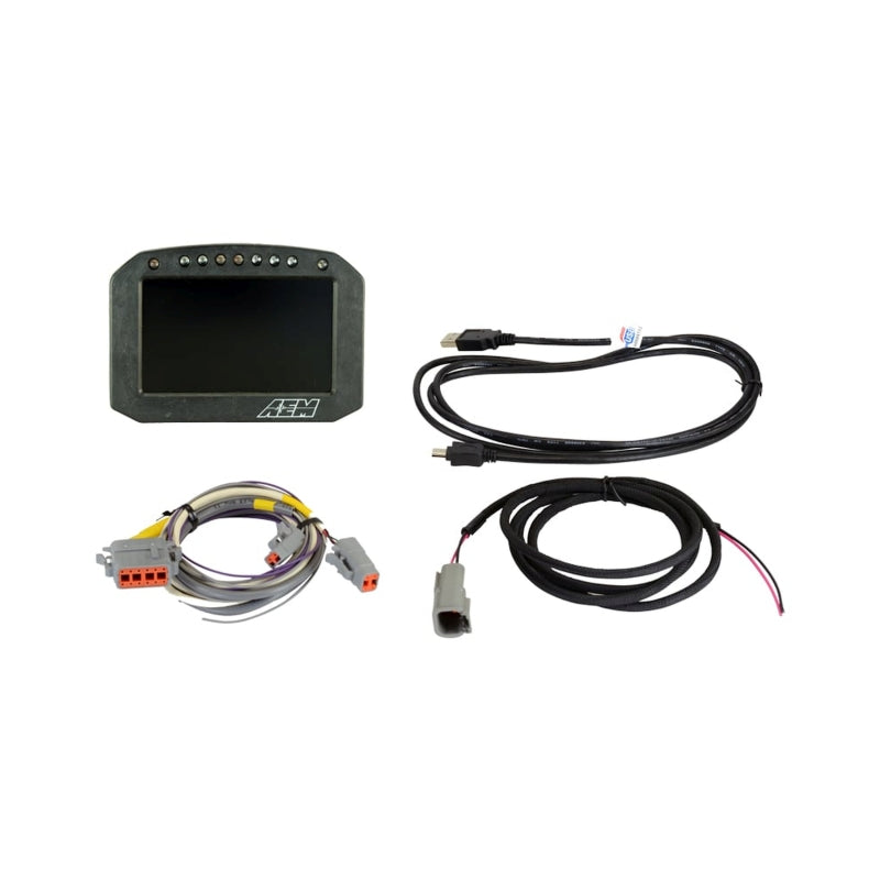 AEM CD-5 Carbon Flush Digital Dash Display - Boost Factory