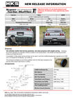 HKS Super Turbo Muffler Ti Skyline GT-R BCNR33 - 31030-AN003