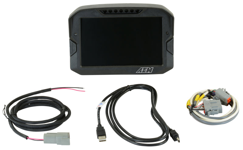AEM CD-7 Non Logging Race Dash Carbon Fiber Digital Display (CAN Input Only) - Boost Factory