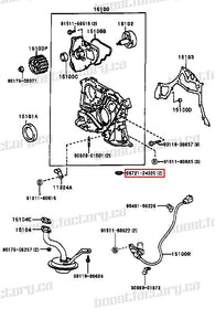 Genuine Toyota Altezza Beams 3SGE Oil  Pump O Ring Set - 96721-24020 (2)