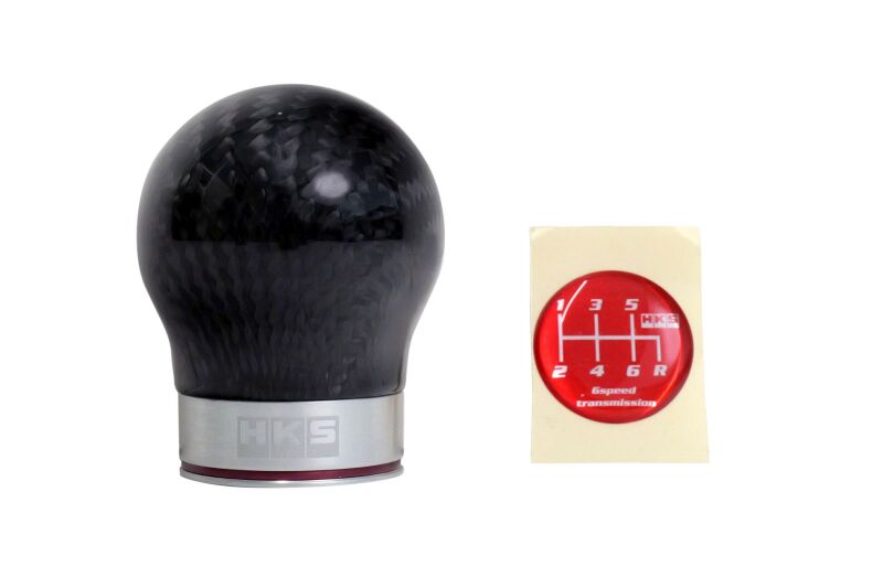 HKS 15-21 Subaru WRX STI 6MT Carbon Shift Knob - 51999-AF001