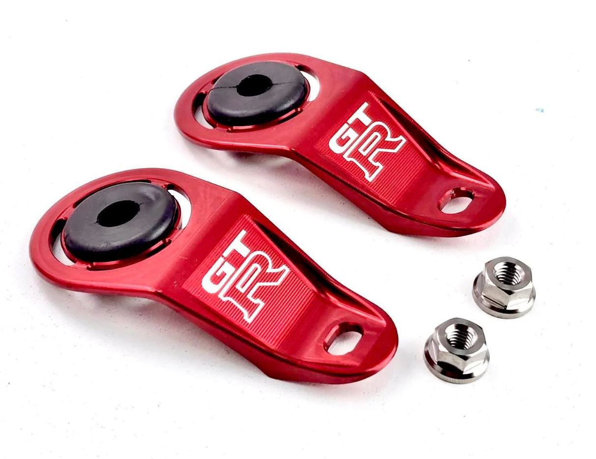 Platinum Racing Products RADIATOR BRACKETS INC TITANIUM HARDWARE TO SU ...