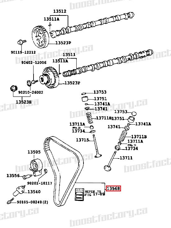 1JZ Timing belt - Boost Factory