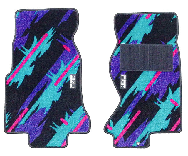 HKS Mazda RX7 FD3S 50th Anniversary Front Floormat Set (2 pcs) RHD - Oil Color - 53001-AZ001