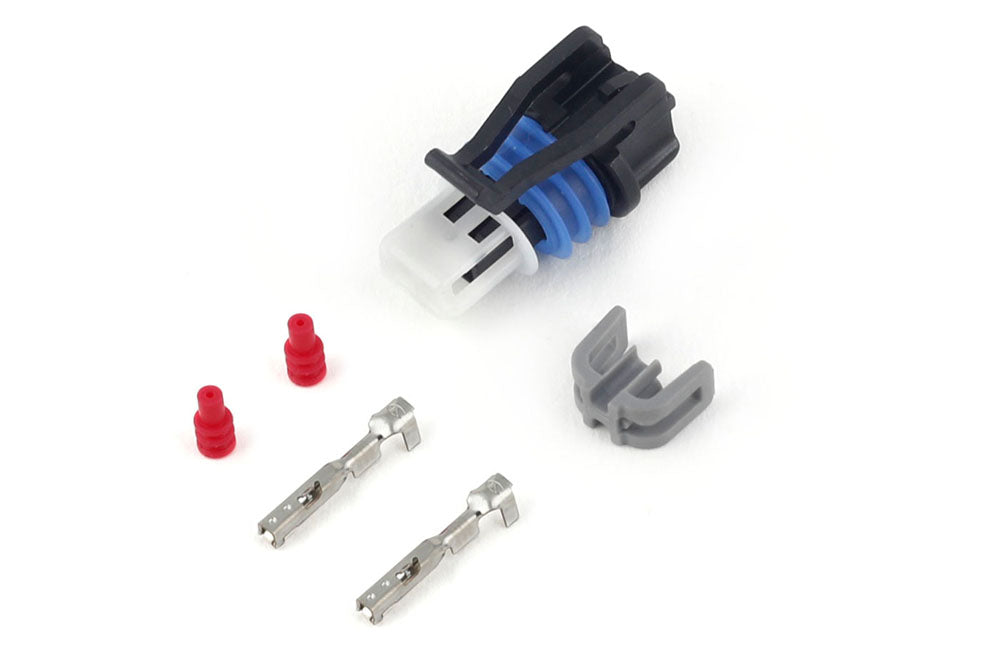 Haltech Plug and Pins Only - Delphi 2 Pin GM style Air Temp Connector - HT-030410