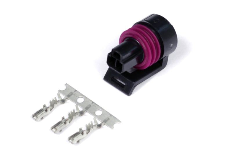 Haltech Plug and Pins Only - Delphi 3 Pin Pressure Sensor Connector - HT-030412