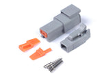 Haltech Plug and Pins Only - Matching Set of Deutsch DTM-2 Connectors (7.5 Amp) - HT-031012