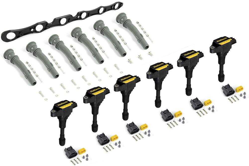 Haltech R35 Coil Bracket Kit for Ford Barra 4.0 Includes Bracket , Coils and connectors - HT-120204