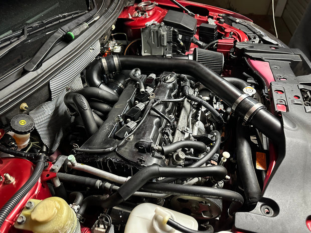 6 Boost Mitsubishi 4B11 Evo X Low Mount V-Band Exhaust Manifold - Boost Factory