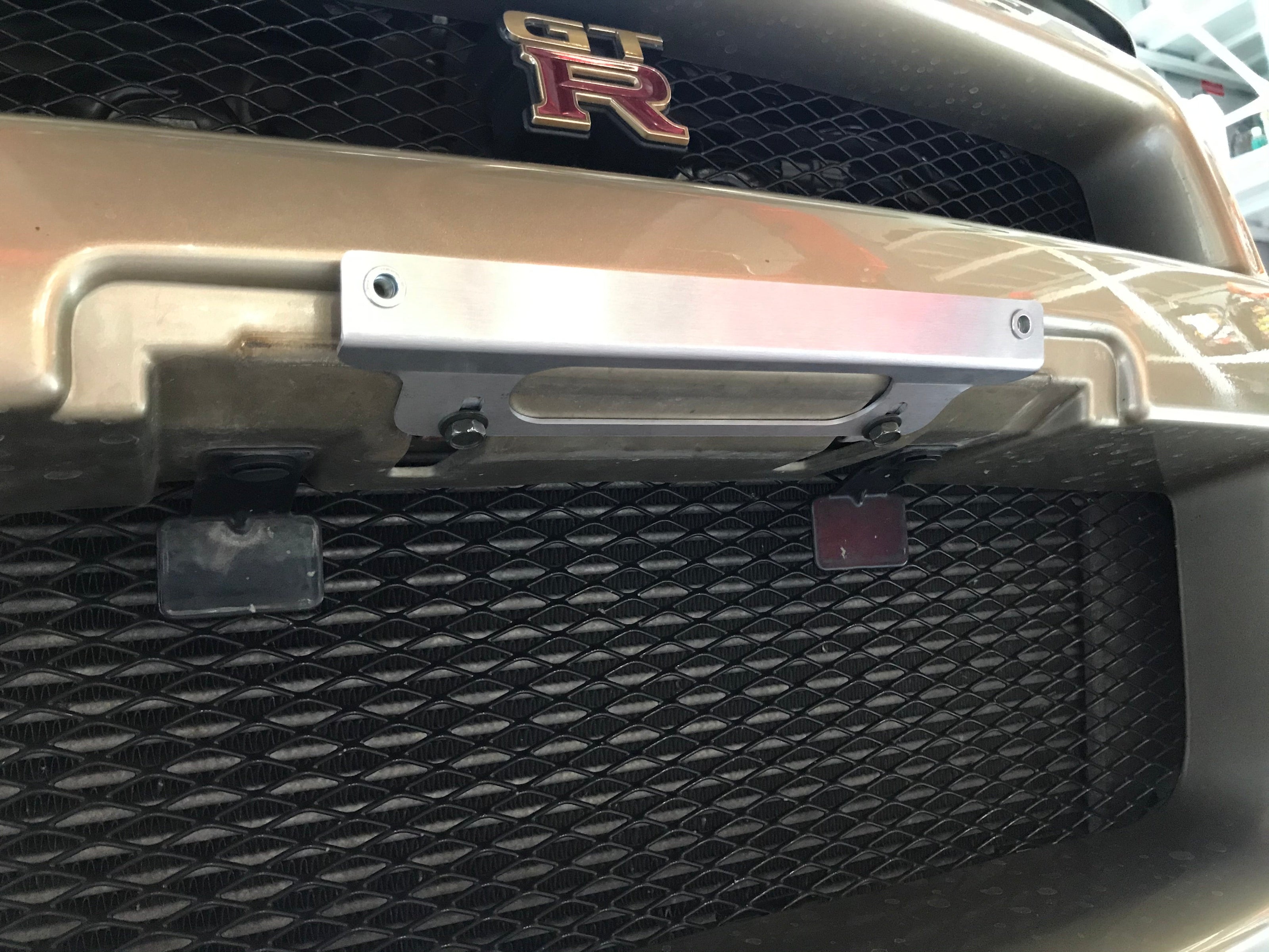 FPG Nissan Skyline R34GT-R Number Plate Bracket Nismo FPG-107 And OEM Bumpers Front Bar FPG-108