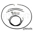 GKTech - Stainless steel braided teflon lined ABS Delete kit - RHD - ABSB-RHD